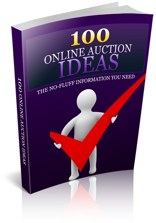 Product picture 100 Online Auction Ideas - PLR